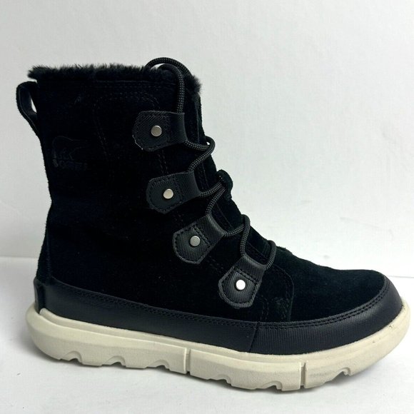 Sorel Shoes - Sorel Womens Explorer II Joan Waterproof Boot Black Size 8 M